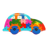 Quebra cabeca Madeira Infantil