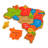 Quebra Cabeca Mapa Brasil