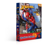 Quebra Cabeça Marvel 100 Peças Homem Aranha   Toyster 8013