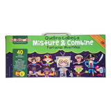 Quebra cabeça Misture combine Fantasias Divertidas Batebumbo