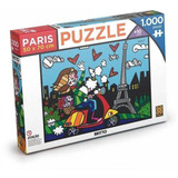 Quebra Cabeça Puzzle 1000 Peças Romero Britto Paris Grow