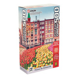 Quebra Cabeça Puzzle 500 Pç Flores Em Amsterdam Holanda Grow