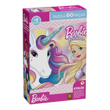 Quebra cabeça Puzzle Barbie 60 Peças Grow