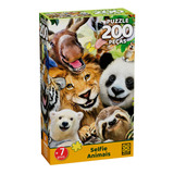 Quebra cabeça Puzzle Grow 200 Peças Selfie Animais