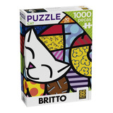 Quebra Cabeça Puzzle Romero Britto Cat