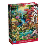 Quebra Cabeça Puzzle Vilarejo Das Fadas 2000 Peças Grow