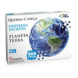 Quebra cabeça Redondo Planeta Terra 500