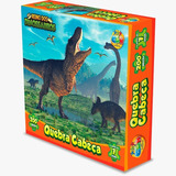 Quebra Cabeça Reino Dos Dinossauros 200 Peças Infantil