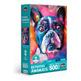 Quebra Cabeça Retratos Animais Cachorro 500