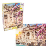 Quebra Cabeça Roma Fontana Di Trevi Itália 1000 Peças Puzzle