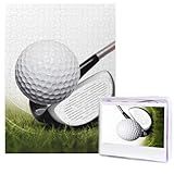 Quebra-cabeças De Clube De Golfe 500 Peças De Quebra-cabeça Personalizado Para Fotos De Família Quebra-cabeça Para Adultos Aniversário De Casamento -75 X 50 Cm-