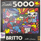 Quebra Cabeças Puzzle 5000 Peças Romero Britto Garden Grow