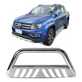 Quebra Mato Amarok 2014 2015 Para Choque Impulsão Cromado