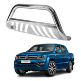 Quebra Mato Cromado Amarok 2020 2021 Parachoque Impulsão