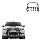 Quebra Mato Hilux 2005 A 2015 Com Protetor Cromado