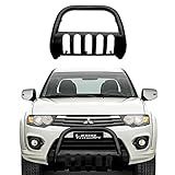 Quebra Mato L-200 Triton Com Protetor Preto