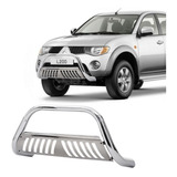 Quebra Mato L200 Triton 2008 2009 A 2013 Chapa Cromado