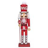 Quebra-nozes De Madeira Coca-Cola Kurt S- Adler 25-4 Cm- Multicolorido -CC6202-