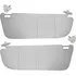 Quebra Sol Classic 2001 2002 2003 2004 Bolsa + Suporte Par