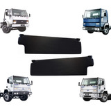 Quebra Sol Interno Ford Cargo 2007 08 09 10 2011 Par Preto