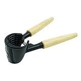 Quebrador De Nozes Com Cabo Em Metal-Madeira Fackelmann Preto-Bege