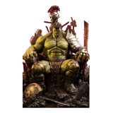 Queen Studios Green Scar Hulk On