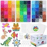 QUEFE Kit Fuse Beads De 72 Cores Sortidas Kit De Artesanato De 15 000 Contas De 5 Mm Incluindo Pegboard Contas De Derretimento Papel De Engomar Pinças E Ganchos Coloridos ótimo Conjunto De Artes Criativas E Artesanato Para Crianças