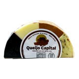 Queijo Artesanal Parmesão De Alagoa mg 4 Em 1 Meia Peça 500g
