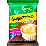 Queijo Ralado Parmesão Vegetal Sem Lactose Vegano Sora 50g