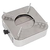 Queimador De Fogão A álcool Gaseificador De Forno De Espírito De Design De Uma Peça De Aço Inoxidável Estrutura De Gaveta Portátil Para Casa E Caminhadas