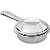 Queimador Fogareiro Médio Com Abafador Inox Para Rechaud Fondue Prime