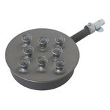 Queimador Para Fogão Industrial Com 8 Caulim Inox Regulável