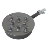 Queimador Para Fogão Industrial Com 8 Caulim Inox Regulável