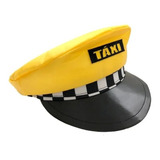 Quepe Chapéu Taxista Cor Amarelo E Preto