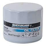 Quicksilver 877761Q01 Filtro De óleo Para Motores De Popa Mercury E Mariner 75 115 Hp E 150 Hp EFI 4 Tempos