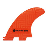 Quilha Sw2 Grande Soul Fins Laranja Encaixe Fcs2
