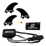 Quilhas De Encaixe Sistema Fcs M5 Leash 6 Surf 2 Giradores
