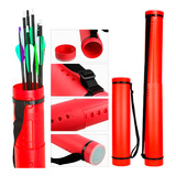 Quiver Flecha Tkz rd Extensível Porta Setas Aljava Costa Red