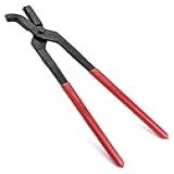 QWORK Alicate De Ferradura 35 5 Cm Clíncher De Unhas De Ferradura Ferramenta De Cuidados Com Ferradura Para Cascos Aço Pinças De Casco Para Aparar Cascos De Cavalo 1 Pacote