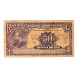 R 120 Cédula De 50000 Réis 1936 5a Série Mbc