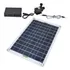 R Kit De Bomba De Água Energia Solar Painel 50w 800l/h 12v