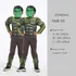 R Kit Infantil Fantasia + Garras Wolverine Criança Traje Fil