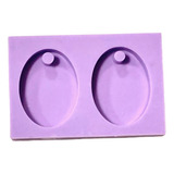 R4 Molde De Silicone Resina Pingente Chaveiro Brinco