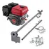 Rabeta Horizontal Girafer 1 7mts Motor A Gasolina Branco 7hp Rs7