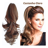 Rabo D Cavalo Aplique Cabelo Igual A Humano Alongamento 50cm