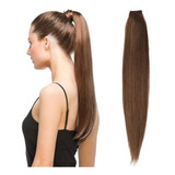 Rabo De Cavalo De Cabelo Humano Remy Brasileiro De 45 Cm 6