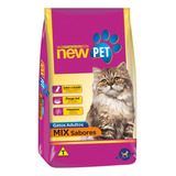 Ração Caes New Pet Cat Mix 25kg 30 Proteina