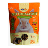 Ração Coelhos Roedores Nutricon Nutrirabbit 500g 