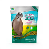 Ração Extrusada Megazoo Supermuda Para Trinca Ferro 350 G