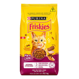 Ração Friskies Gatos Adultos Castrados Mix De Carne 10 1 Kg